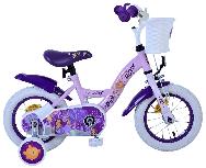 Vaikiškas dviratukas su papildomais ratukais, vaikų Volare Disney Wish 31252-SACB, violetinis, 12"