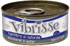 Šlapias kačių maistas Croci Vibrisse Natural Mackerel in Water, skumbrė, 0.07 kg