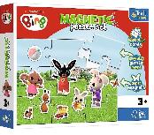 Magnetinė dėlionė Trefl Magnetic Puzzle Set 93165, įvairių spalvų, 9 vnt.