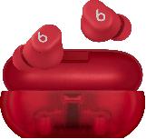 Belaidės ausinės Beats Solo Buds, transparent red