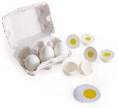 Lavinimo žaislas Hape Egg Carton E3156, balta