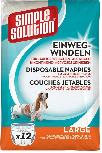 Sauskelnės šunims Simple Solution Disposable, L, 12 vnt.