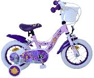 Vaikiškas dviratukas su papildomais ratukais, vaikų Volare Disney Wish 31253-SAFW, violetinis, 12"