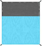 Antklodė Springos Beach Blanket, mėlynas/pilkas, -, 210 cm