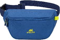 Krepšys ant juosmens Rivacase 5512 blue Waist bag for mobile devices, mėlyna, 10.1"