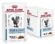 Šlapias kačių maistas Royal Canin Skin & Coat, 0.085 kg, 12 vnt.