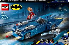 Konstruktorius LEGO® DC Batman™: Betmenas su automobiliu prieš Harlę Kvin ir Poną Šaltį 76274