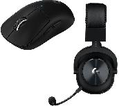 Belaidės žaidimų ausinės Logitech G Pro X PRO X, juodos