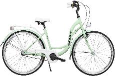 Dviratis miesto Azimut Vintage 3-Speed, 28 ", 17'' rėmas, balta/mėtinė