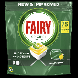 Fairy Platinum All In One Lemon Indaplovių Tabletės, 75 Tabl.