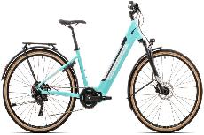 Elektrinis dviratis Rock Machine Crossride INT e425 Lady, 17'', 29", 250 W, turkio