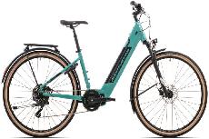 Elektrinis dviratis Rock Machine Crossride INT e425, 19", 29", 250 W, žalia