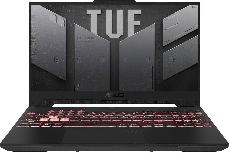 Nešiojamas kompiuteris Asus TUF Gaming FA507NU-LP031W|, AMD Ryzen 7 7735HS, 16 GB, 512 GB, 15.6 ", RTX 4050, juoda/pilka