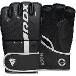 MMA pirštinės RDX Grappling F6 Matte GGR-F6MW-S, balta/juoda, S