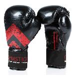 Bokso pirštinės Gymstick Boxing Gloves 61180-14, juoda/raudona, 14 oz