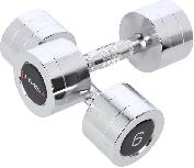 Svorių rinkinys HMS Chrome Dumbbells, 6 kg x 2 vnt.