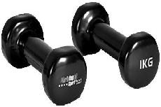 Svarmuo Christopeit Beauty Bells, 1 kg x 2 vnt.