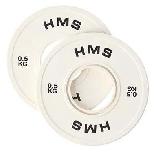 Diskinis svoris HMS Olympic Bumper Plate 2 pcs, 0.5 kg