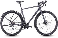 Dviratis gravel Cube Nuroad Race FE, 28 ", XS rėmas, juodas/pilkas