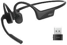 Belaidės ausinės Shokz OpenComm2 C110-AA-BK, juoda