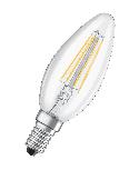 Lemputė Osram LED, B35, šiltai balta, E14, 4 W, 470 lm