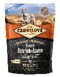 Sausas šunų maistas Carnilove Adult Dog Small Breeds Fresh Ostrich & Lamb, ėriena/strutiena, 1.5 kg