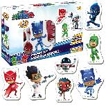 Magnetinis žaislas Lean Toys PJ Masks World Of Heroes LT12940, įvairių spalvų, 22 vnt.