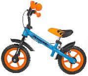 Balansinis dviratis Milly Mally Dragon with brakes, mėlynas/oranžinis, 10"