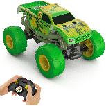 RC vilkikas Hot Wheels HW RC 1:15 GUNKSTER GLOW IN THE DARK HTP15