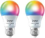 Lemputė Innr WiFi Bulb WRB 785 C-2 LED, A60, įvairių spalvų, E27, 9.5 W, 806 lm, 2 vnt.