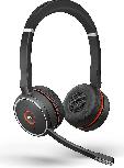 Belaidės ausinės Jabra Evolve 75 SE UC Stereo, juoda