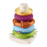 Bokštelis su žiedais Fisher Price Sensory Rock A Stack, 26 cm, įvairių spalvų