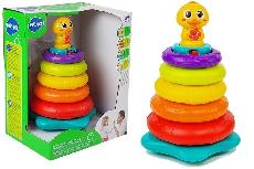 Lavinimo žaislas Hola Little Rainbow Duck LT5985, 23 cm, įvairių spalvų, 6 vnt.