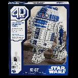 4D dėlionė Spin Master Star Wars Robot R2D2 6069817, 28 cm, mėlyna/balta, 201 vnt.