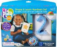 Edukacinis žaislas Learning Resources Playfoam Shape & Learn Numbers Set 472171, įvairių spalvų