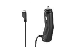 Automobilinis įkroviklis Samsung, Micro USB/Euro Plug / 12-24 V, juoda