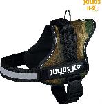 Reguliuojamos petnešos šunims Trixie Julius-K9, ruda/juoda, 710 - 960 mm x 51 mm, L-XL