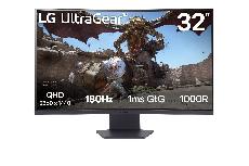 Monitorius LG 32GS60QC-B.AEUQ, 31.5", 1 ms