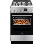 Dujinė viryklė su elektrine orkaite Electrolux 600 serija „SteamBake“ LKK560211X