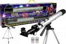 Teleskopas Lean Toys Refractor Telescope 16459, 116 cm, sidabro