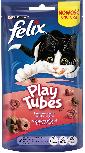 Skanėstas katėms Felix Play Tubes Turkey & Ham, kalakutiena, 0.05 kg