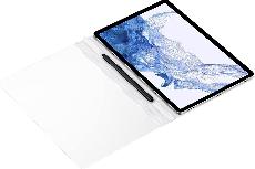 Planšetinio kompiuterio dėklas Samsung View Cover for Galaxy Tab S8, balta, 11"