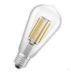 Lemputė Osram LED, ST64, šiltai balta, E27, 4 W, 840 lm