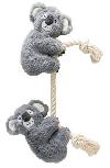 Žaislas šuniui Karlie Climb Koala Duo 522724, 42 cm, pilkas