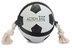 Žaislas šuniui Beeztees Action Ball 515202, 40 cm, Ø 12.5 cm, baltas/juodas, 12.5 cm