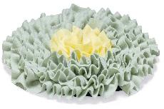 Žaislas katei Beeztees Snuffle Mat Flowie 619952, geltonas/žalias, 38 cm