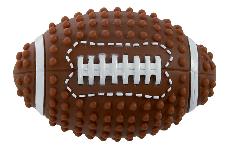 Žaislas šuniui Zolux Squeaky Spiney American Football 480774, 10.5 cm, rudas