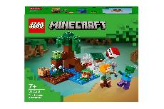 Konstruktorius LEGO® Minecraft® Nuotykis pelkėje 21240, 65 vnt.