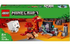 Konstruktorius LEGO® Minecraft Pasala „Nether“ portale 21255