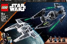 Konstruktorius LEGO Star Wars Mandaloriečių Fang Fighter prieš TIE Interceptor™ 75348